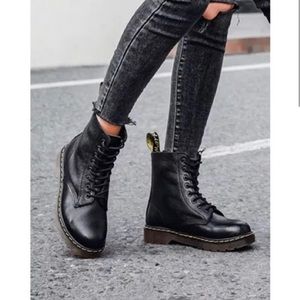 Classic black Dr. Marten boots
